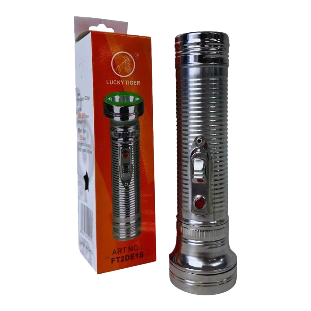 Linterna led metalica LUCKY TIGER