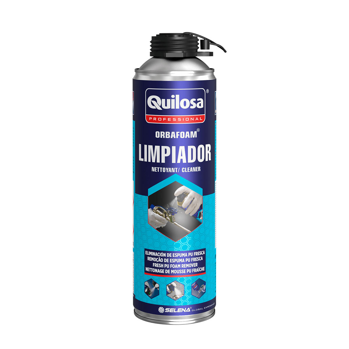 Limpiador de espuma PU Fresca color traslucido Quilosa