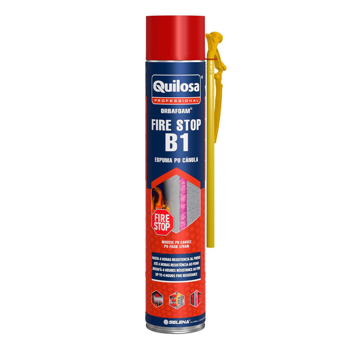 Espuma PU cortafuego B1 Fire Stop Quilosa