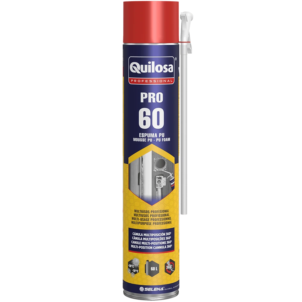 Espuma PU para relleno y aislamiento PRO60 Quilosa