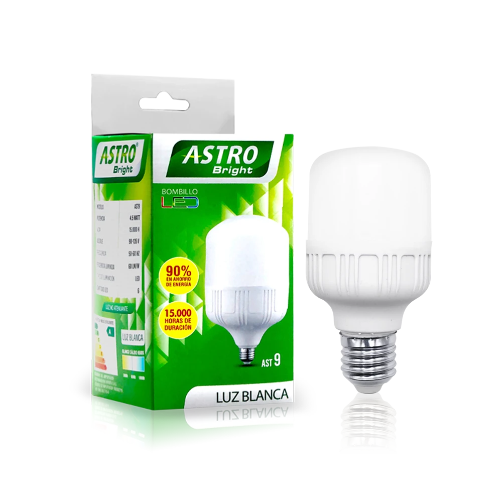 Bombillo LED Astro Bright 4.5W Cilindro