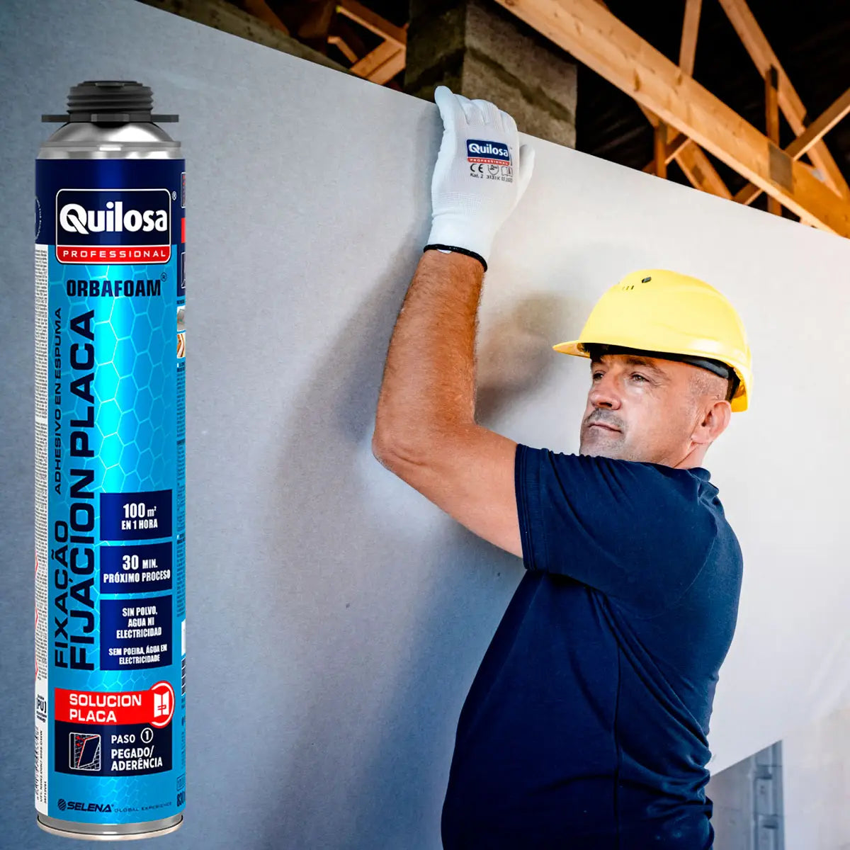 Espuma PU Adhesivo Fijacion Placa QUILOSA