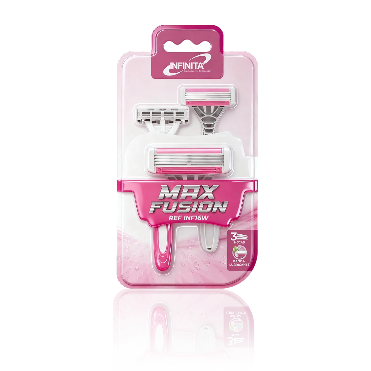 Máquina de Afeitar mujer MAX FUSION (INF16W)