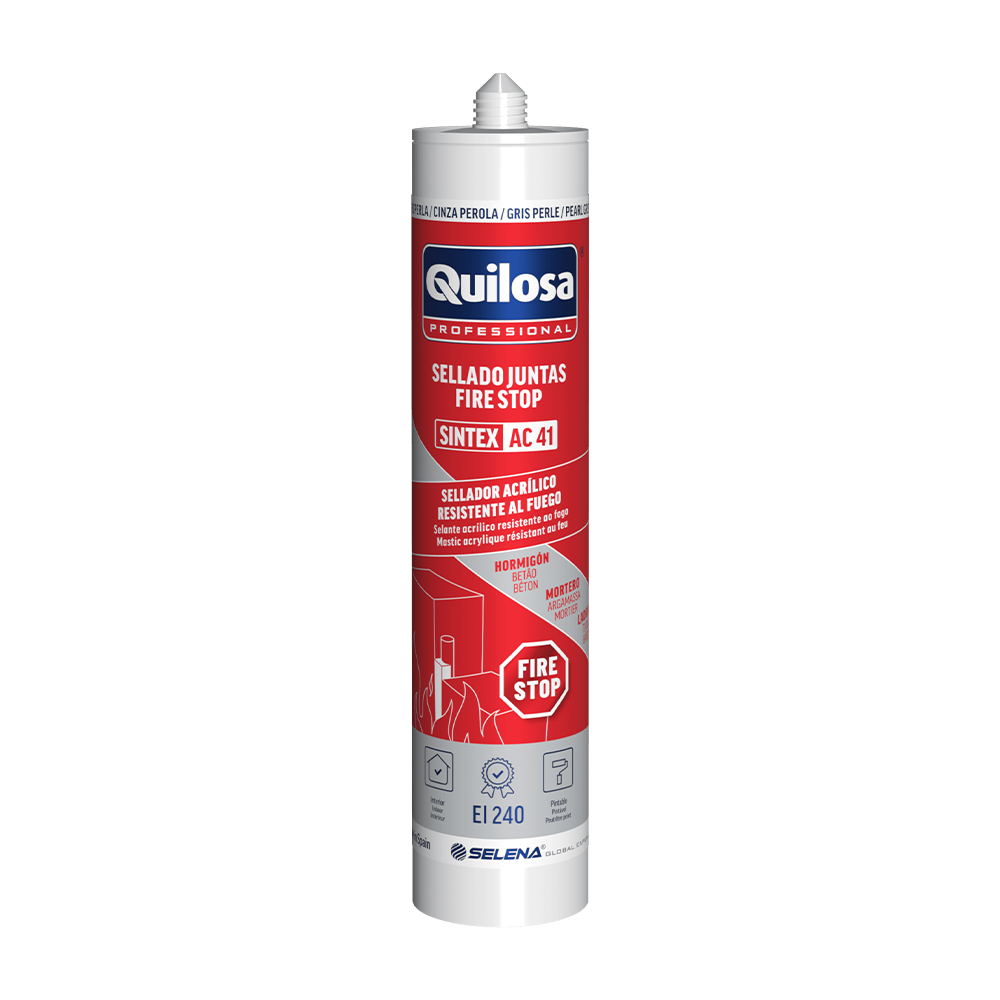 Sellador acrilico corta fuego AC 41 Quilosa