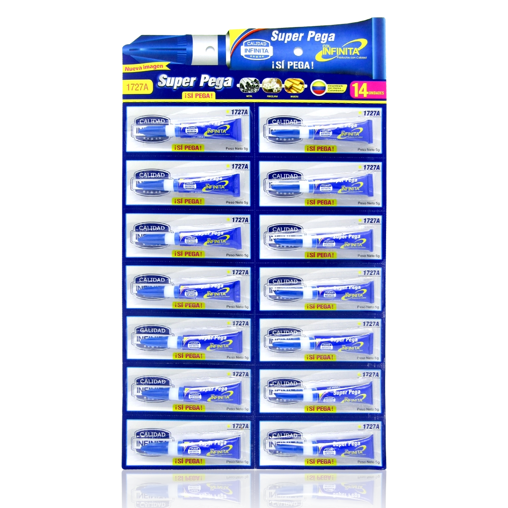 Super pega Infinita en display