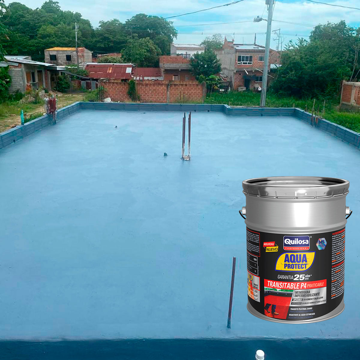 Membrana Impermeabilizante transitable P4 Aquaprotect