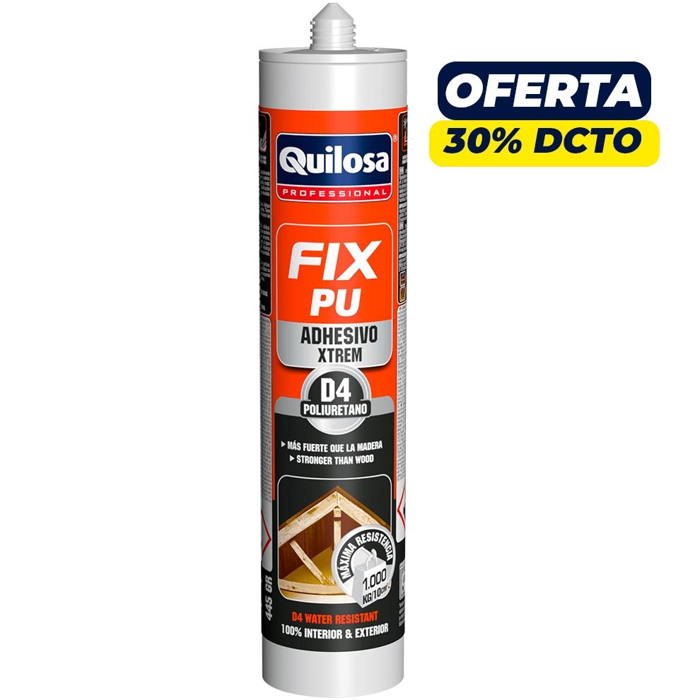 Adhesivo de montaje Fix PU Xtreme Quilosa