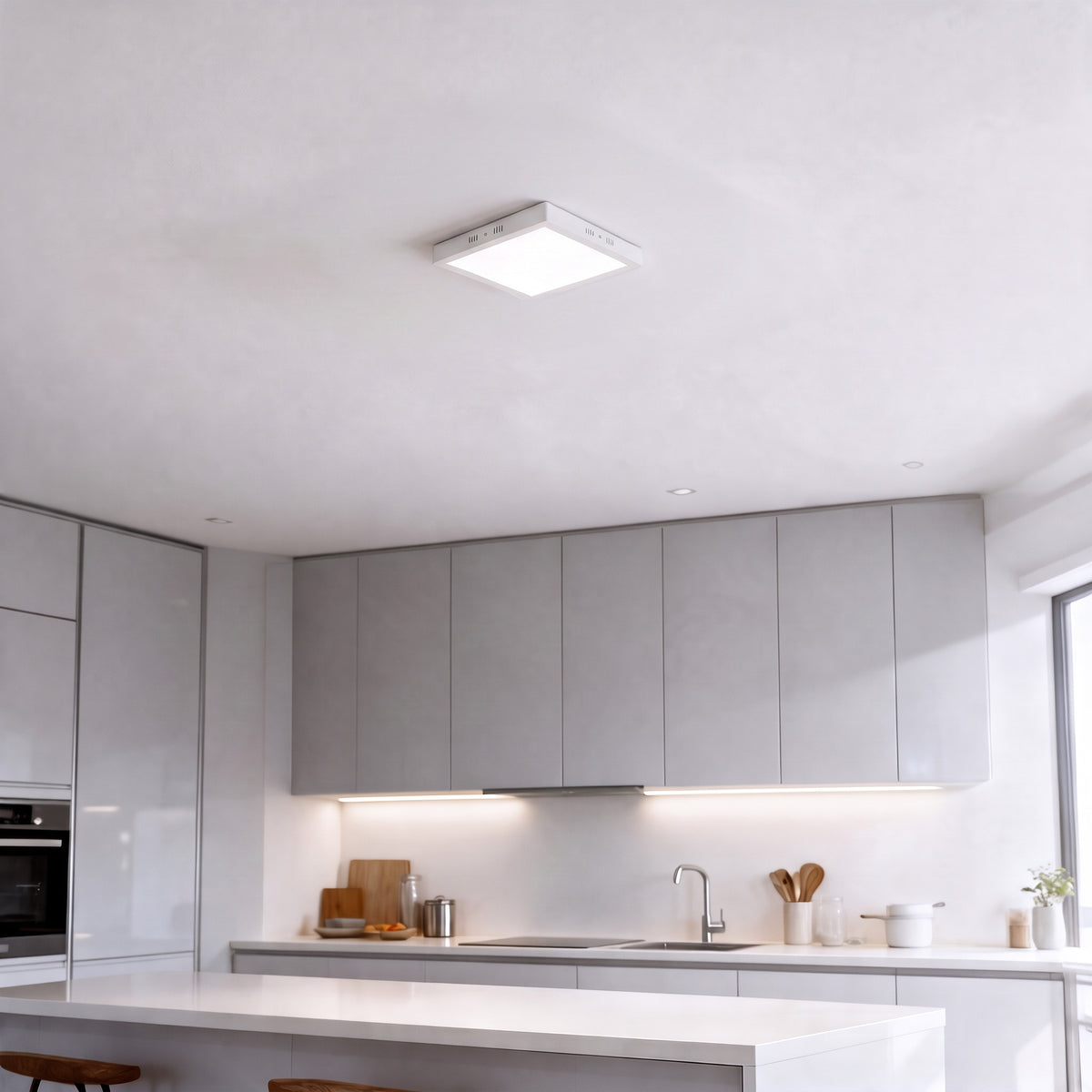 PANEL LED CUADRADO DE SOBRE PONER 6W