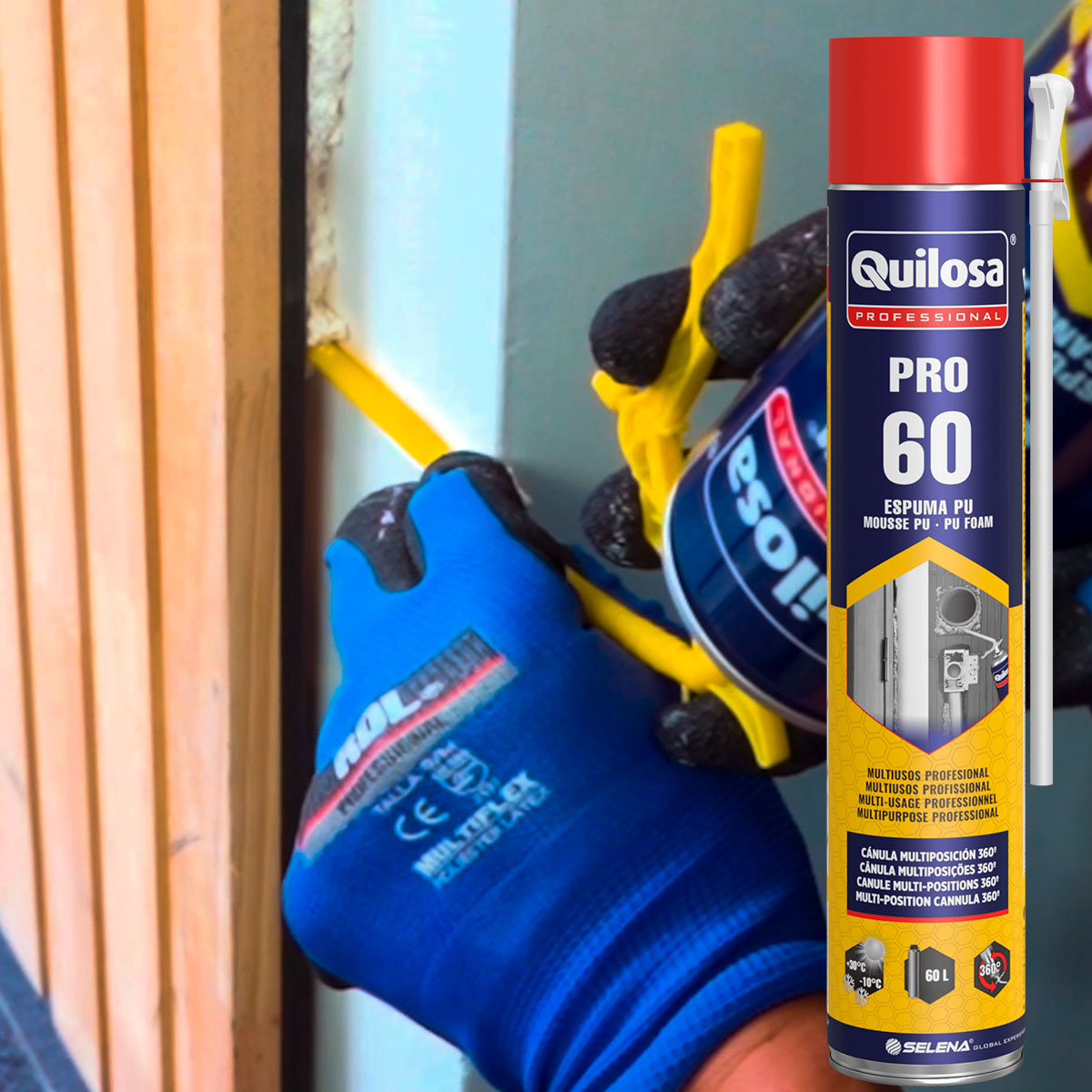 Espuma PU para relleno y aislamiento PRO60 Quilosa